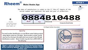 Rheem Water Heater Age Building Intelligence Center