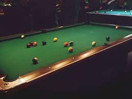 what is the standard pool table size