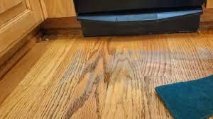 remove dark stains from hardwood floors