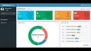 using asp net core admin template