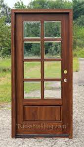 single front doors with glass