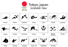 olympic pictograms design through