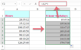 convert hours to 8 hour work days