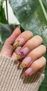 encapsulated flower tip nails