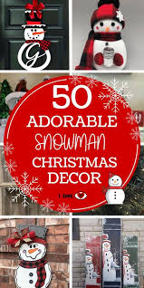 Adorable Snowman Decor Ideas