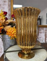 Hurricane Glass Vase In Candle Holders