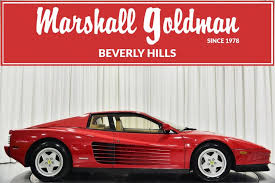 Search in your city · all models · simple, fast and safe Used 1990 Ferrari Testarossa For Sale Sold Marshall Goldman Motor Sales Stock B20527