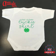 st patricks day baby grows my lucky
