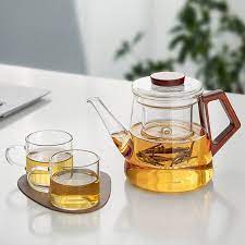 Pyrex Tea Kettle Hand Blown Glass Tea