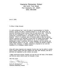 Teacher Recommendation Letter For Student Under Fontanacountryinn Com