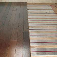 can you install hardwood floors over