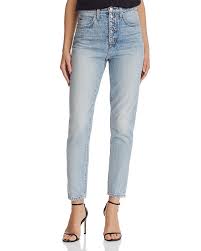 X Weworewhat The Danielle High Rise Straight Jeans In Vintage Light