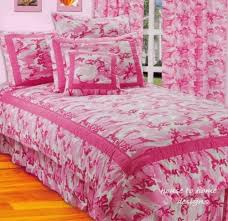 Hot Pink Camo 2pc Twin Comforter Set