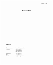 Startup Business Plan Template Pdf New 7 Startup Investment