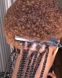 Here i hope to show you step by step (finger by finger) how i cornrow my hair. Knotless Braids On Short Natural Hair Macs Hair Braiding