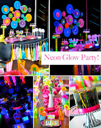 kara s party ideas neon glow in the