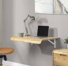 Wall Mounted Foldaway Desk In Oak