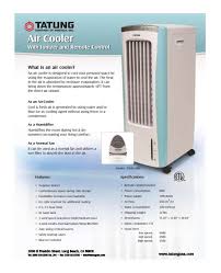 air cooler air cooler tatung