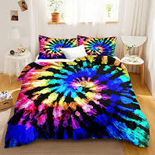 bedbay blueberry tie dye bedding set