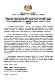 Dewan negeri selangor (tulisan jawi: Kkmalaysia On Twitter Kenyataan Akhbar Pengarah Kesihatan Negeri Selangor