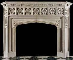 custom imported marble fireplace
