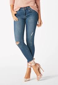 Skinny Ankle Grazer Jeans In Full Moon Get Great Deals At