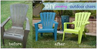 How To Paint Plastic Outdoor Chairs