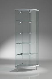 Corner Display Cabinet With Adjustable