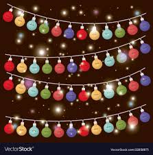 Colors Christmas Lights Hanging Decoration