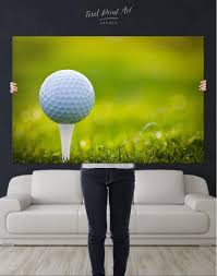 Golf Ball Canvas Wall Art Texelprintart