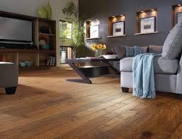 hickory wood floor living room