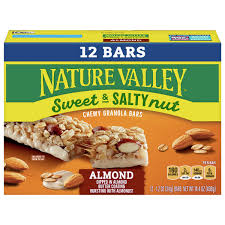 salty nut chewy granola bars almond