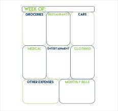 13 Weekly Budget Templates Free Sample Example Format