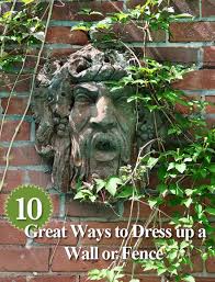 great ways to dress up a wall or fence