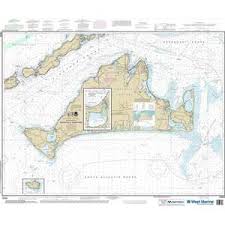 Maptech Noaa Recreational Waterproof Chart Marthas Vineyard Menemsha Pond 13233