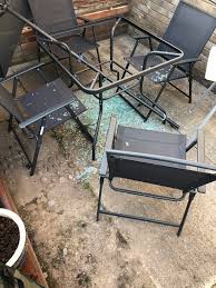 New Garden Table Which Shattered And