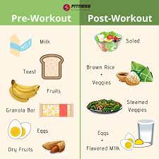 best foods to eat pre and post workout