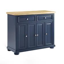 Add value and character to your home with our diy kitchen island build project. Crosley Madison Navy Kitchen Island Kf30031anv The Home Depot