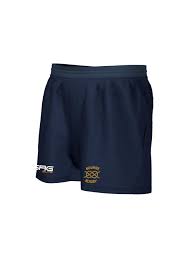 bourne rufc impact rugby shorts navy