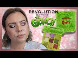 makeup revolution x the grinch palette