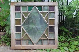 Rustic Farmhouse Vintage Stained Glass