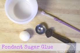 how to make fondant sugar glue