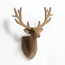 wooden reindeer head wall decor best