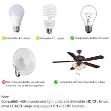 Dimmable Universal Ceiling Fan Remote