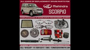 mahindra scorpio spare parts genuine