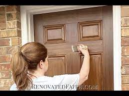 How To Paint A Door To Look Like Wood 7