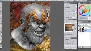 flattened 3d models using painter 2017