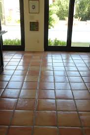 stripping and sealing a saltillo tile floor