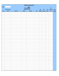 Textbook Inventory Spreadsheet Fill Online Printable Fillable