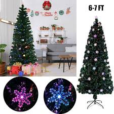 Our collection gives you the opportunity to choose from multiple lighting options and styles. 6 7ft Small Light Fiber Optic Christmas Tree Christmas Tree With Snowflakes Shape Led Light Wish